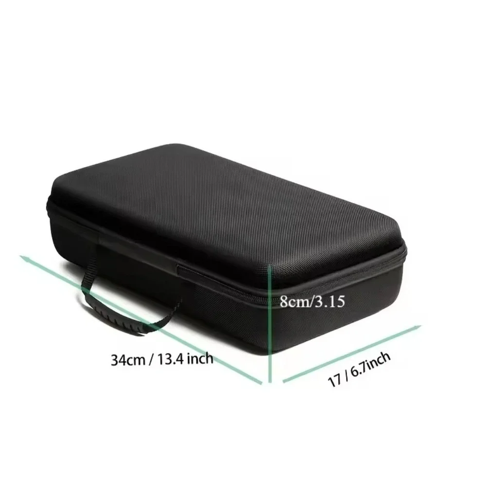 10 Slot Watch Case - Hard Clamshell Zip Travel Case Box Padded Collectors Case